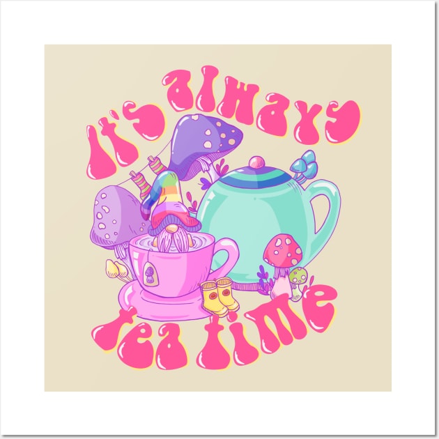 It's always tea time Wall Art by ThaisMelo